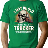 Cool Skull Funny Sayings Trucker T-Shirt - Sarcastic Humor Graphic Tee - Green