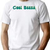 Coolbeans Vintage Retro Design T-Shirt - Retro Graphic Casual Tee - White