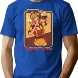 Coping With Stress T-Shirt - Retro Graphic Tee for Men & Women - Blue