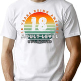 Copy Of 18 Birthday T-Shirt - Funny Birthday Gift Tee - White