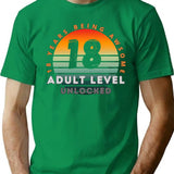 Copy Of 18 Birthday T-Shirt - Funny Birthday Gift Tee - Green