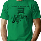Copy Of Anything Not Saved Will Be Lost Black Retro Vintage T-Shirt - Green