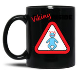 Baby Inside (Boy) Black Coffee Mug, Gift Coffee Mug