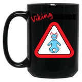 Baby Inside (Boy) Black Coffee Mug, Gift Coffee Mug