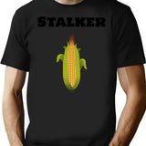 Corn Stalk T-Shirt - Retro Graphic Tee for Men & Women - Black