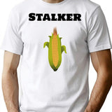 Corn Stalk T-Shirt - Retro Graphic Tee for Men & Women - White