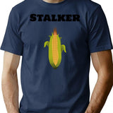 Corn Stalk T-Shirt - Retro Graphic Tee for Men & Women - Navy