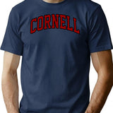 Cornell T-Shirt - Retro Graphic Tee for Men & Women - Navy