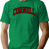 Cornell T-Shirt - Retro Graphic Tee for Men & Women - Green