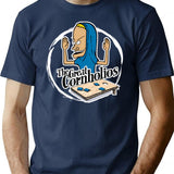Cornholio Beavi.and Buttheads - T-Shirt - Retro Graphic Tee for Men & Women - Navy