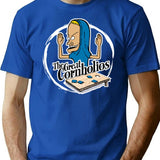 Cornholio Beavi.and Buttheads - T-Shirt - Retro Graphic Tee for Men & Women - Blue