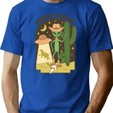 Cosmic Cowboy T-Shirt - Retro Graphic Tee for Men & Women - Blue