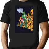 Cosmic Debriz T-Shirt - Retro Graphic Tee for Men & Women - Black