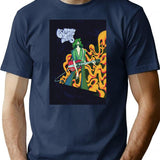 Cosmic Debriz T-Shirt - Retro Graphic Tee for Men & Women - Navy
