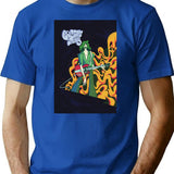 Cosmic Debriz T-Shirt - Retro Graphic Tee for Men & Women - Blue