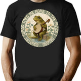 Country Toads Take Me Home T-Shirt - Retro Graphic Tee for Men & Women - Black