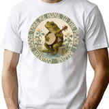 Country Toads Take Me Home T-Shirt - Retro Graphic Tee for Men & Women - White