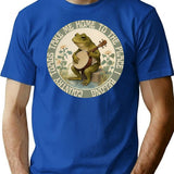 Country Toads Take Me Home T-Shirt - Retro Graphic Tee for Men & Women - Blue