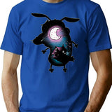 Courage The Cowardly Dog Dark Courage The Cowardly Dog T-Shirt - Blue