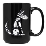 Coyote Black Coffee Mug, Gift Coffee Mug - Black