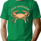 Crab Whisperer Vintage Crabbing Hunting Fishing Crabs T-Shirt - Green