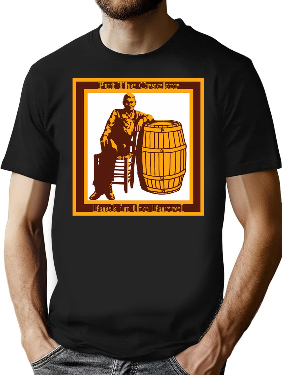 Cracker Barrel Old School T-Shirt - Retro Graphic Tee for Men & Women - Black
