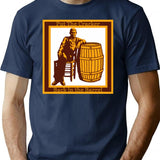 Cracker Barrel Old School T-Shirt - Retro Graphic Tee for Men & Women - Navy