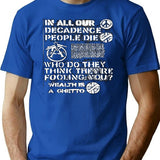Crass T-Shirt - Retro Graphic Tee for Men & Women - Blue