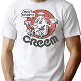 Creemse Boy-howdy Fitted Scoos For Magazines Men T-Shirt - White