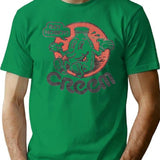 Creemse Boy-howdy Fitted Scoos For Magazines Men T-Shirt - Green