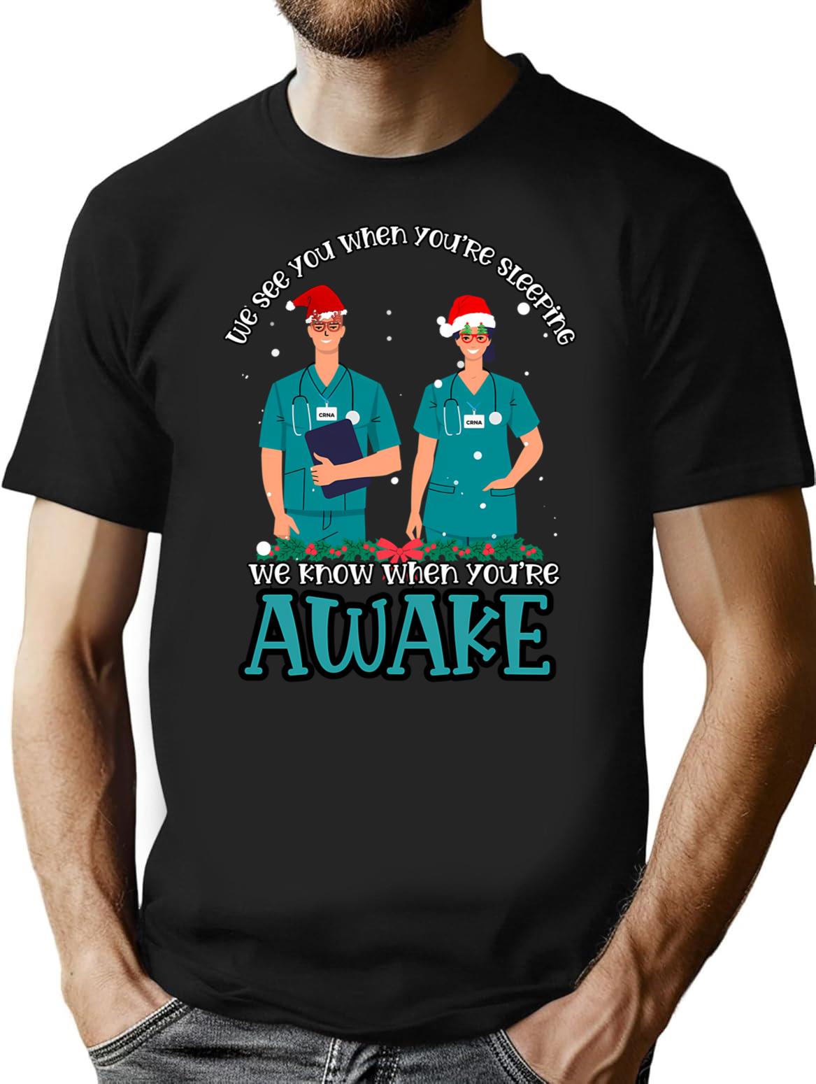 Crna Funny Christmas Gift Idea - Anesthesia Fana Crna T-Shirt - Black