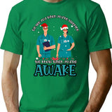 Crna Funny Christmas Gift Idea - Anesthesia Fana Crna T-Shirt - Green