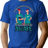 Crna Funny Christmas Gift Idea - Anesthesia Fana Crna T-Shirt - Blue