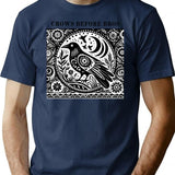 Crows Before Bros T-Shirt - Retro Graphic Tee for Men & Women - Navy