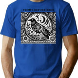 Crows Before Bros T-Shirt - Retro Graphic Tee for Men & Women - Blue