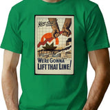 Crypto Monero Poster - Vintage T-Shirt - Retro Graphic Casual Tee - Green