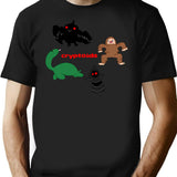 Cryptoids Bootleg Graphic T-Shirt - Black