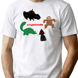 Cryptoids Bootleg Graphic T-Shirt - White