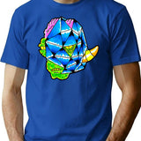 Cuben Bootleg Graphic T-Shirt - Blue