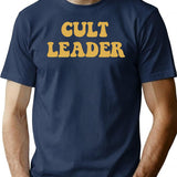 Cult Leader T-Shirt - Retro Graphic Tee for Men & Women - Navy