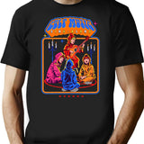 Cult Music Sing-along T-Shirt - Retro Graphic Tee for Men & Women - Black