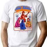 Cult Music Sing-along T-Shirt - Retro Graphic Tee for Men & Women - White