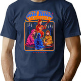 Cult Music Sing-along T-Shirt - Retro Graphic Tee for Men & Women - Navy