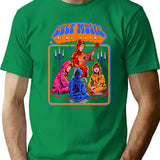 Cult Music Sing-along T-Shirt - Retro Graphic Tee for Men & Women - Green