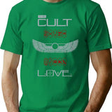 Cult T-Shirt - Retro Graphic Tee for Men & Women - Green