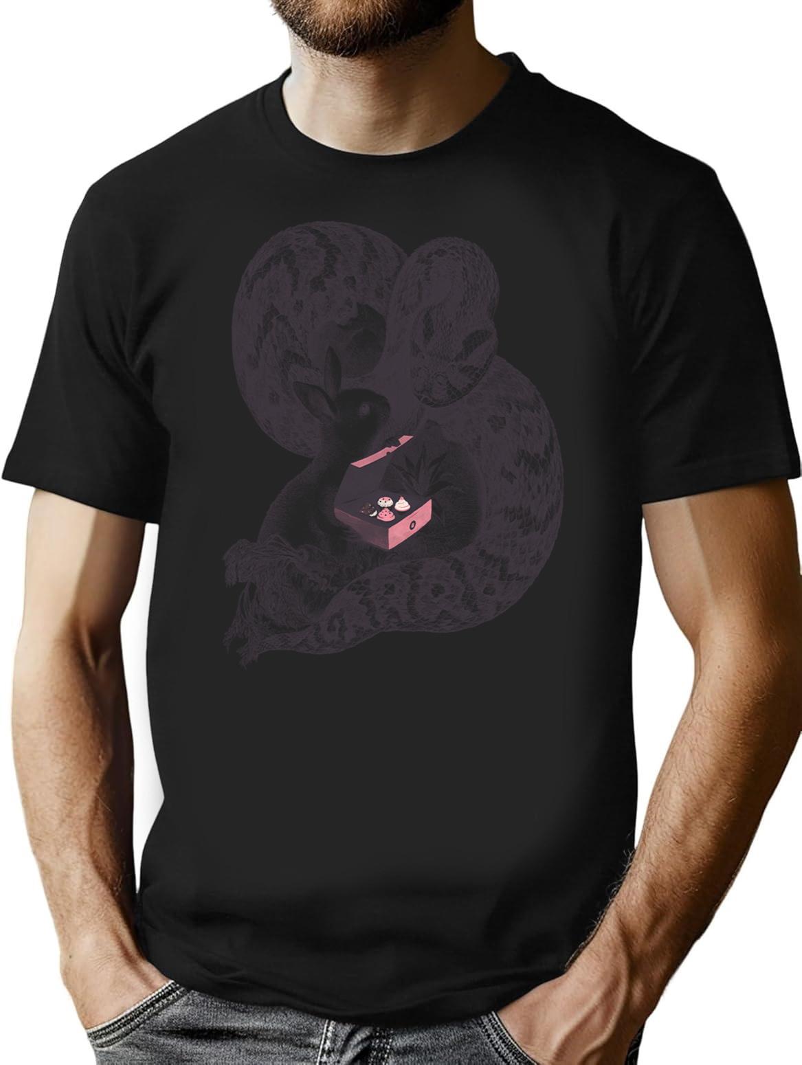 Cupcake T-Shirt - Retro Graphic Tee for Men & Women - Black