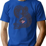 Cupcake T-Shirt - Retro Graphic Tee for Men & Women - Blue
