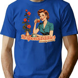 Currently Avoiding Responsibilities Retro Vintage Design T-Shirt - Blue
