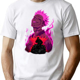 Cursed King Of Curses T-Shirt - Retro Graphic Tee for Men & Women - White