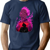 Cursed King Of Curses T-Shirt - Retro Graphic Tee for Men & Women - Navy